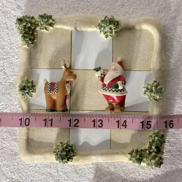 Vintage Avon Santa Reindeer Christmas Tic  Tac Toe Game - Picture 15 of 16